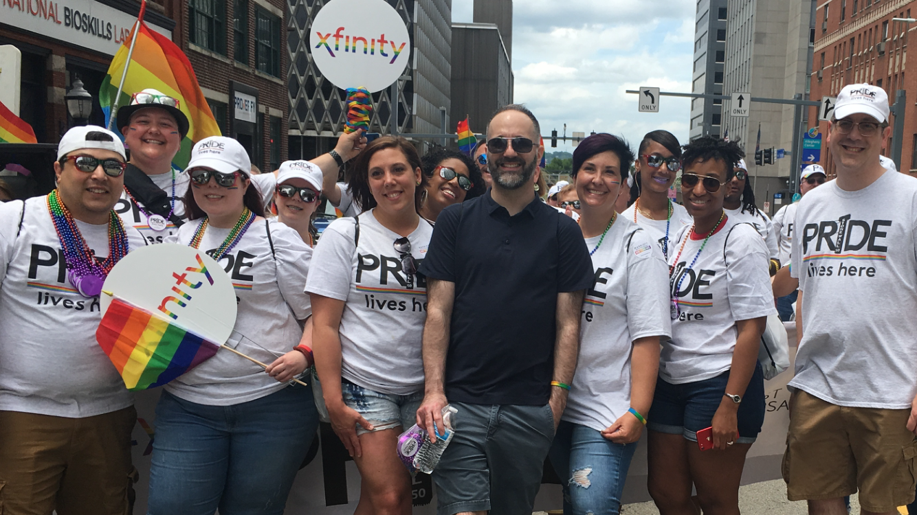 Comcast Employees at Pittsburgh Pride