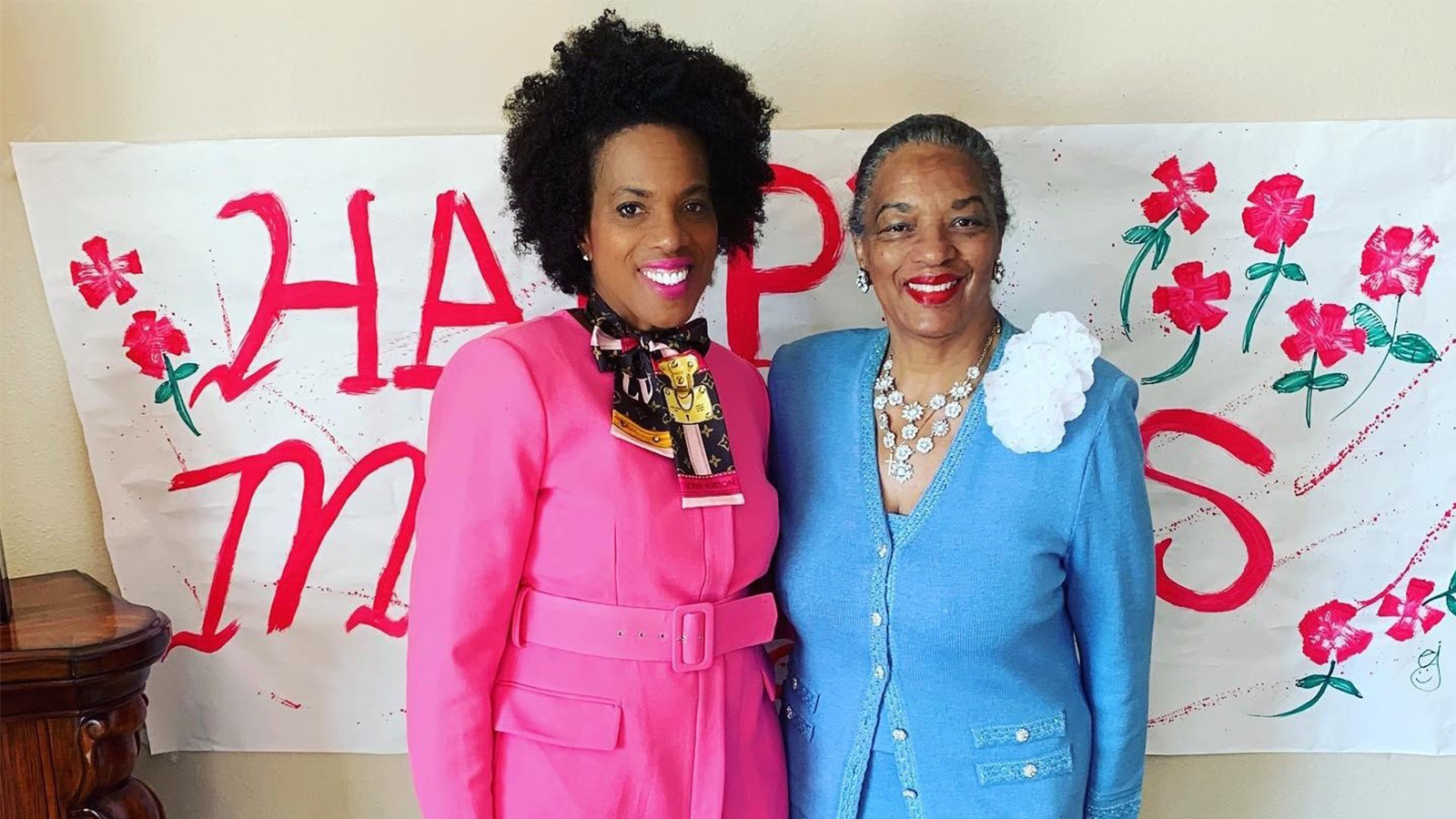 Dana Brooks and her mother.