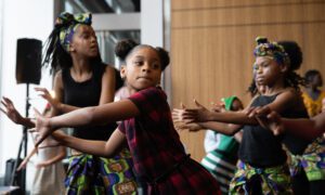 children dancing